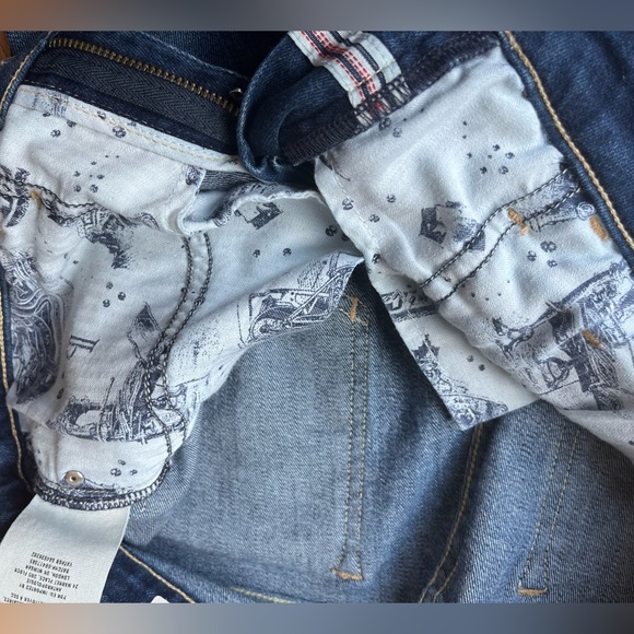 Anthropologie Pilcro and the Letterpress Stet Mid Rise Split Hem Jeans Sz 28 - Picture 12 of 16